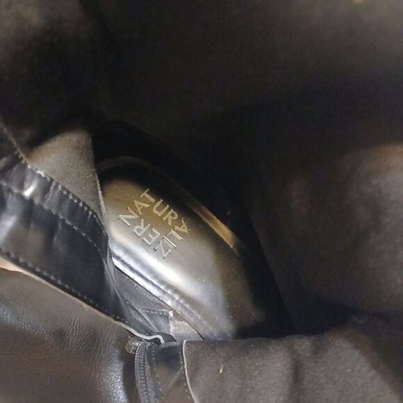 Naturalizer Jinnie black Tassel Knee High Riding Boots size 8.5 Wide - Picture 6 of 7